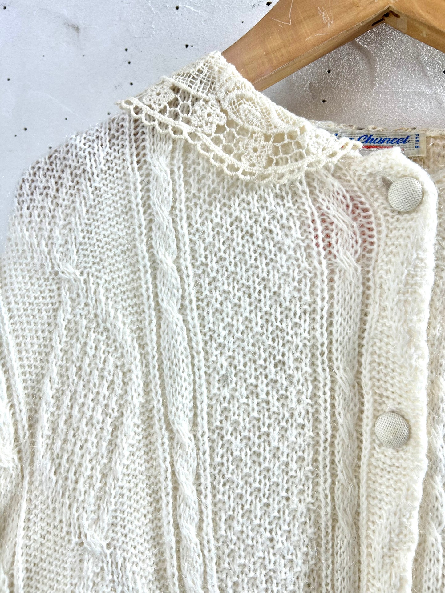 Vintage Knit Cardigan MADE IN FRANCE  [B29460]