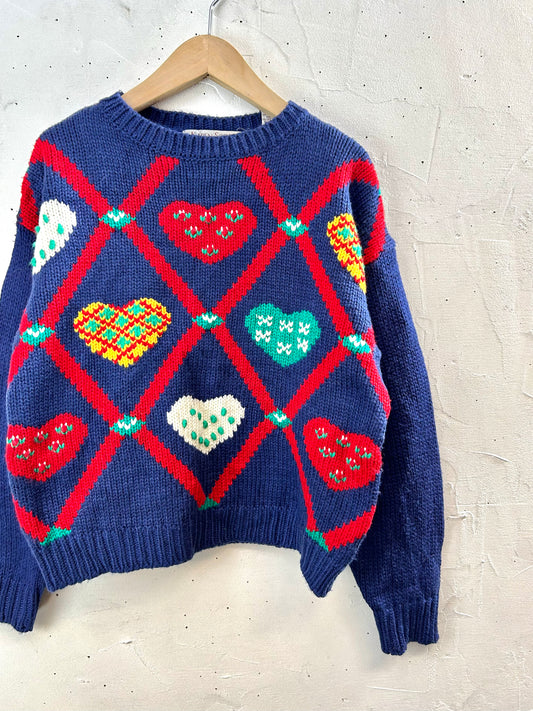 Vintage Knit Sweater [J28786]