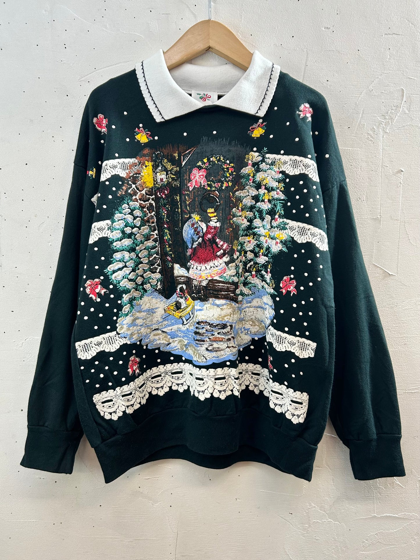 Vintage Xmas Sweat  MADE IN USA [L29020]