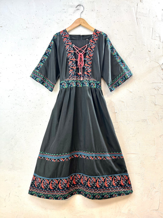 '70s Vintage Dress [F30534]