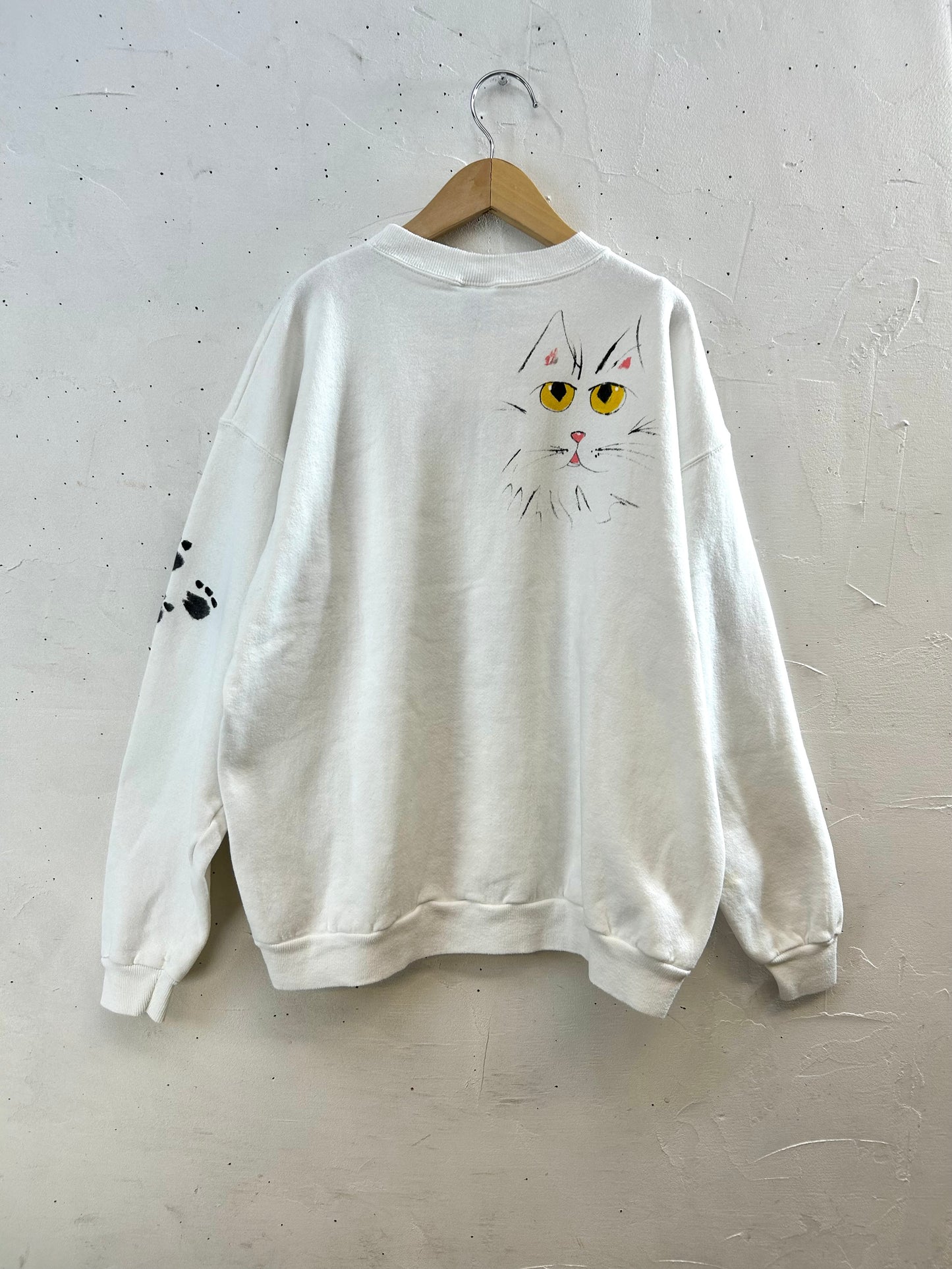 Vintage Custom Hand Paint Sweat　~Hanes~ [I28343]