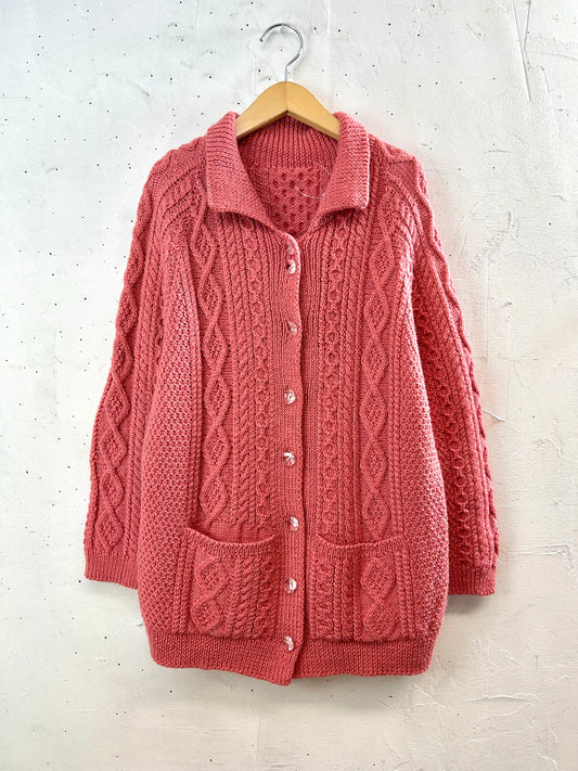 Vintage Knit Cardigan  [B29463]