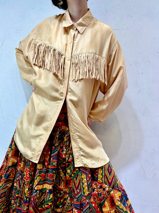 Vintage Fringe Shirt [H24752]