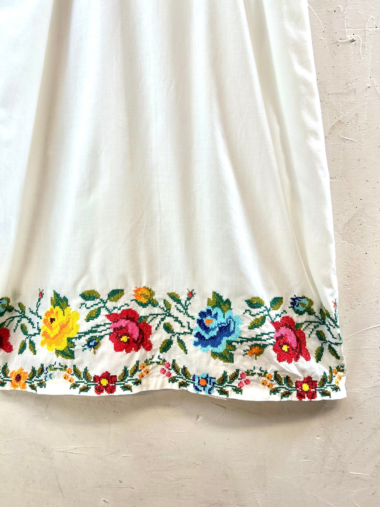 Vintage Mexican Embroiled Dress [G30764]