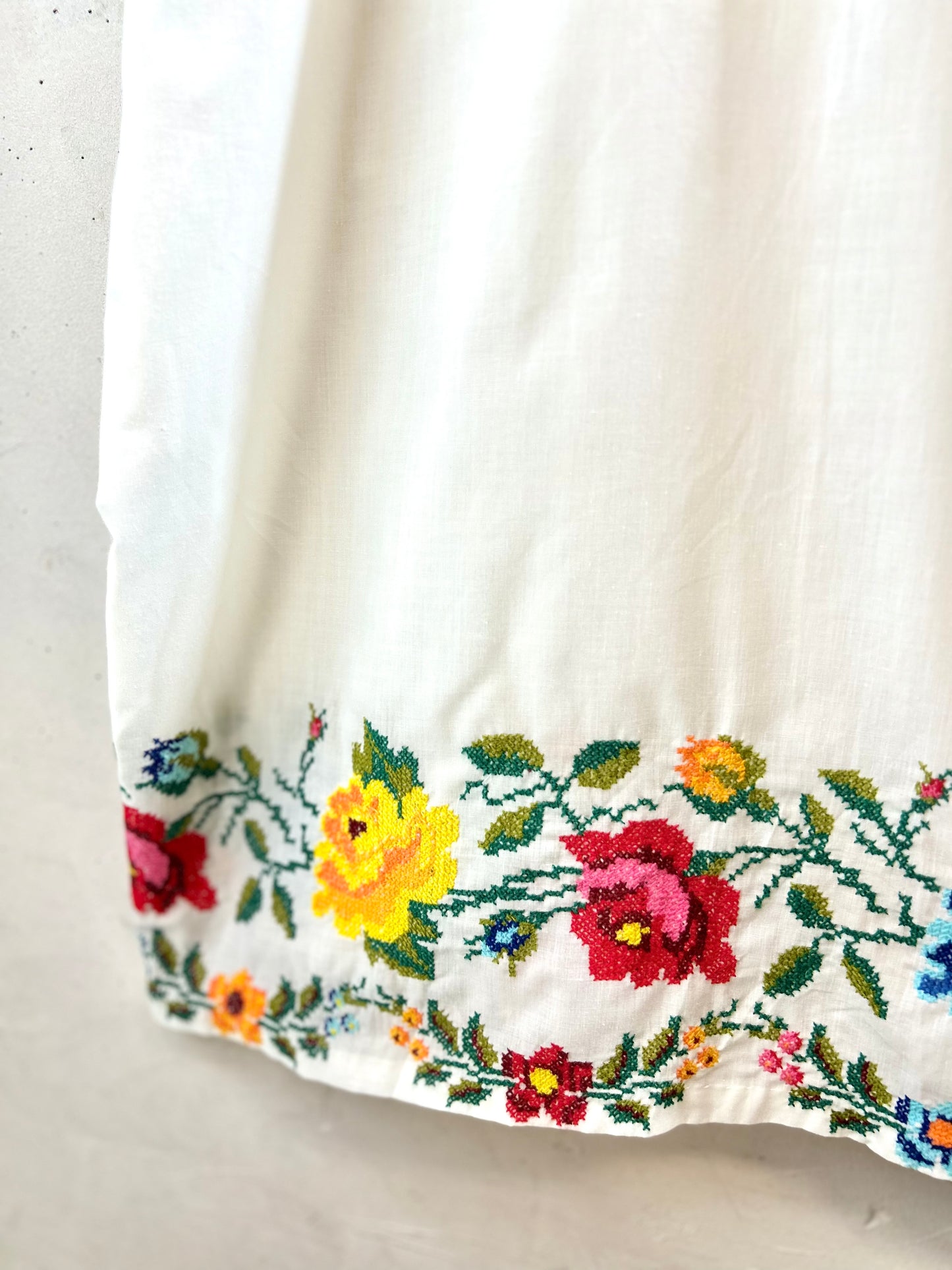 Vintage Mexican Embroiled Dress [G30764]