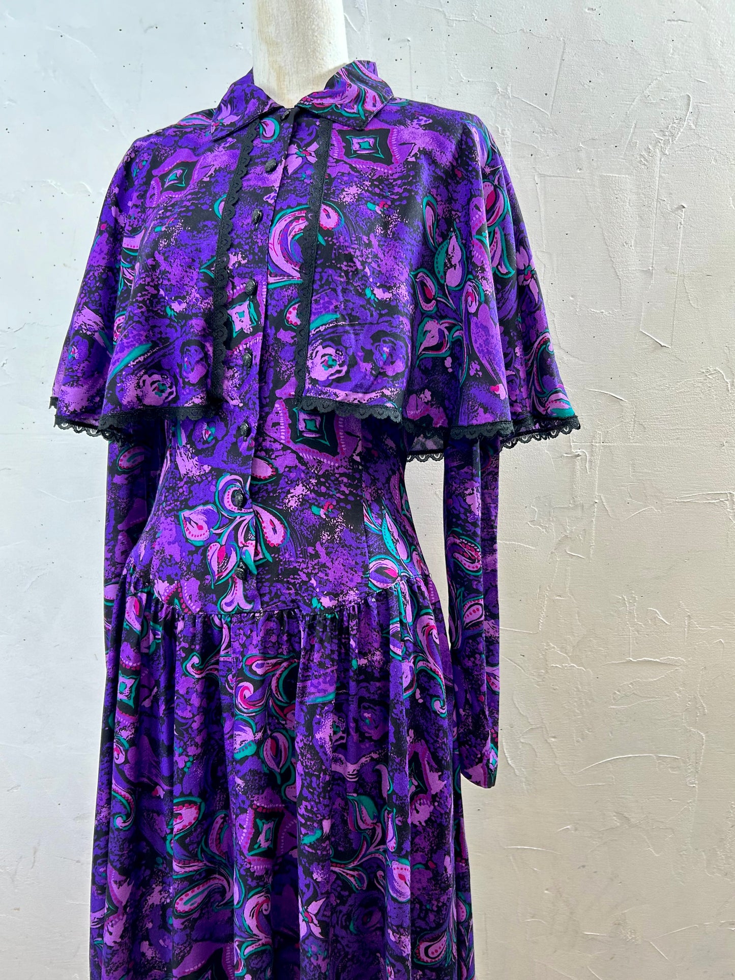 Vintage Rayon Dress 〜Panhandle Slim〜[I28355]