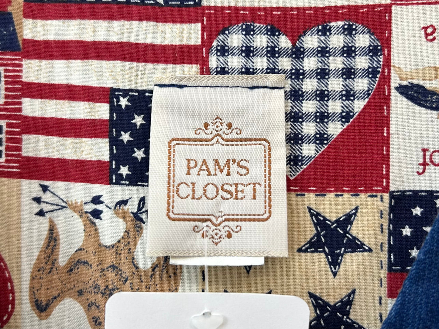 Vintage Denim Over Dress  MADE IN USA 〜PAM'S CLOSET〜 [L29017]