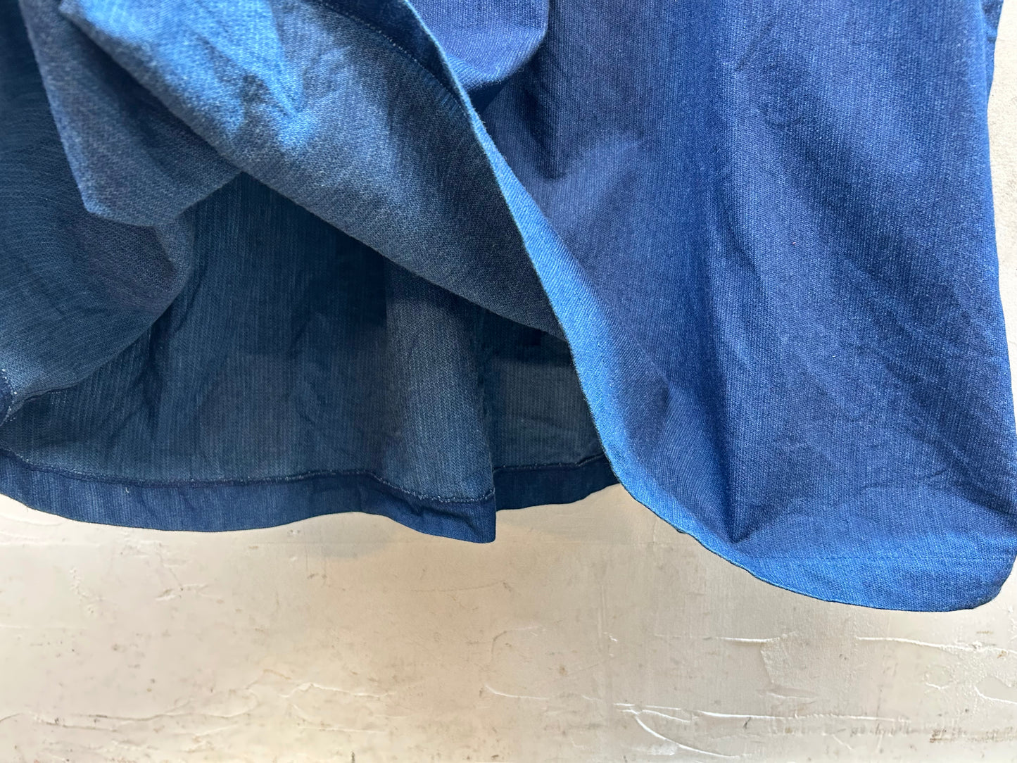 Vintage Denim Over Dress  MADE IN USA 〜PAM'S CLOSET〜 [L29017]
