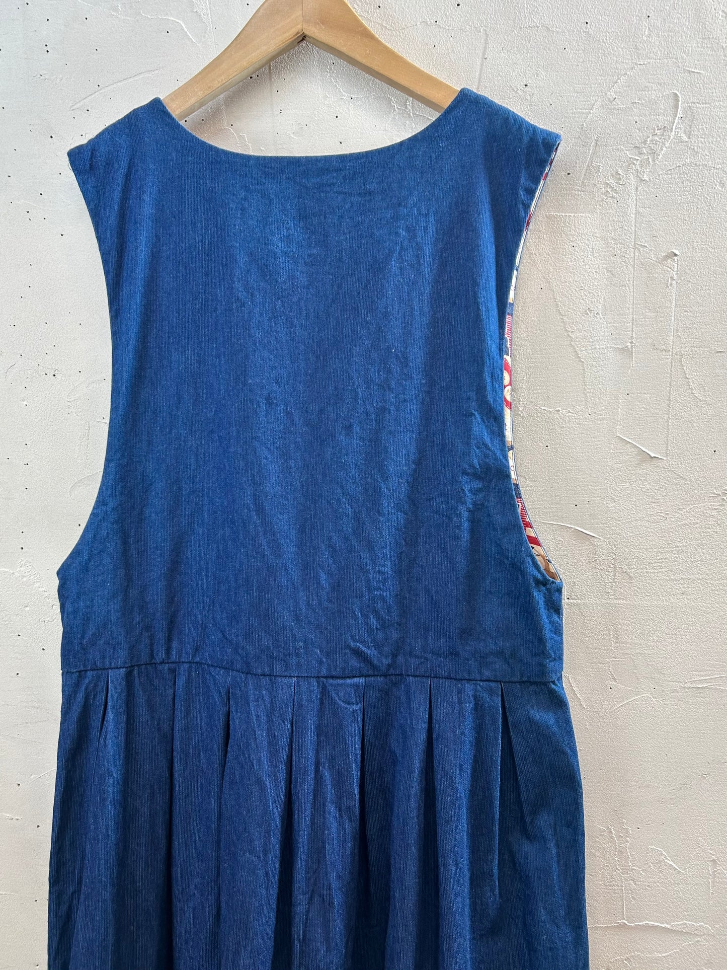 Vintage Denim Over Dress  MADE IN USA 〜PAM'S CLOSET〜 [L29017]