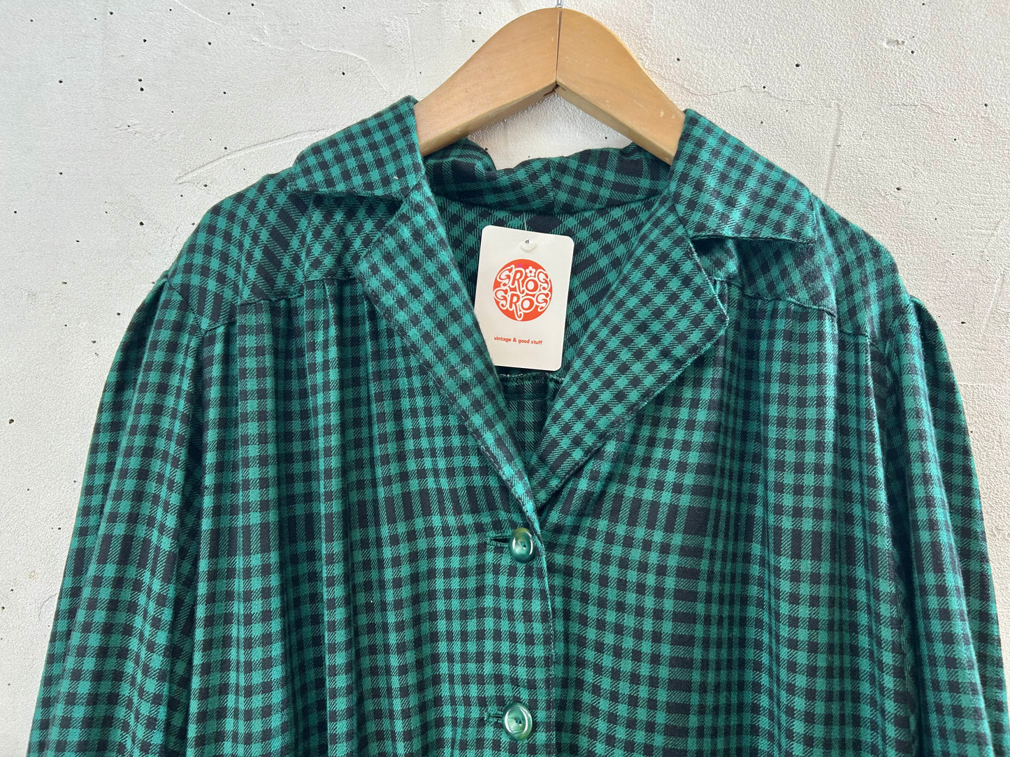 Vintage Plaid Dress [L29016]