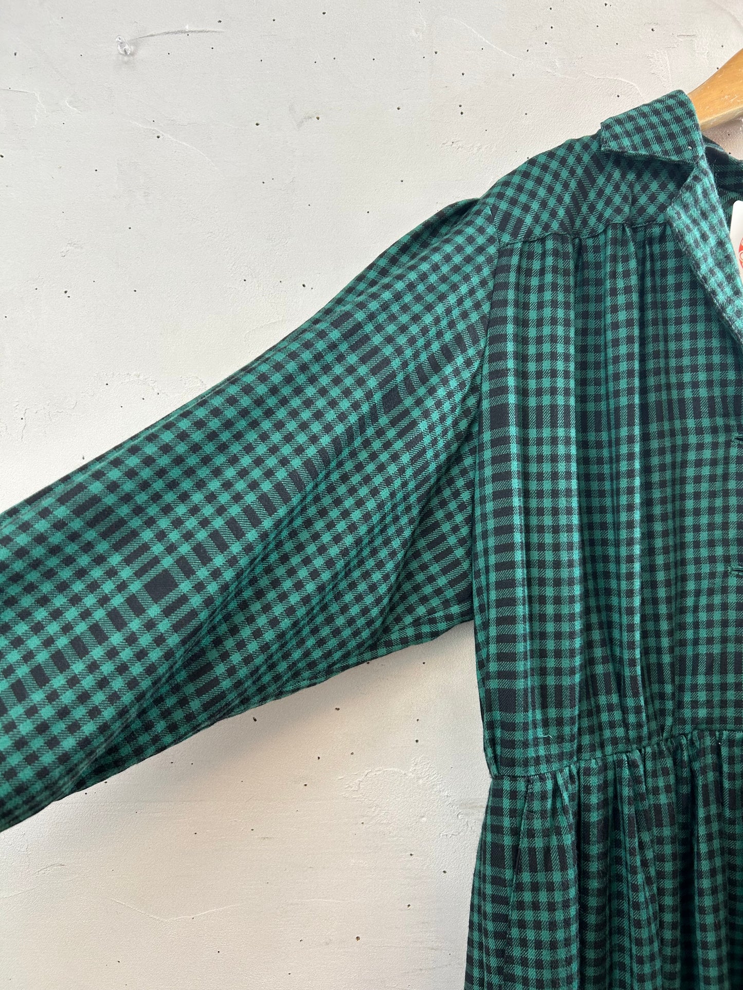 Vintage Plaid Dress [L29016]