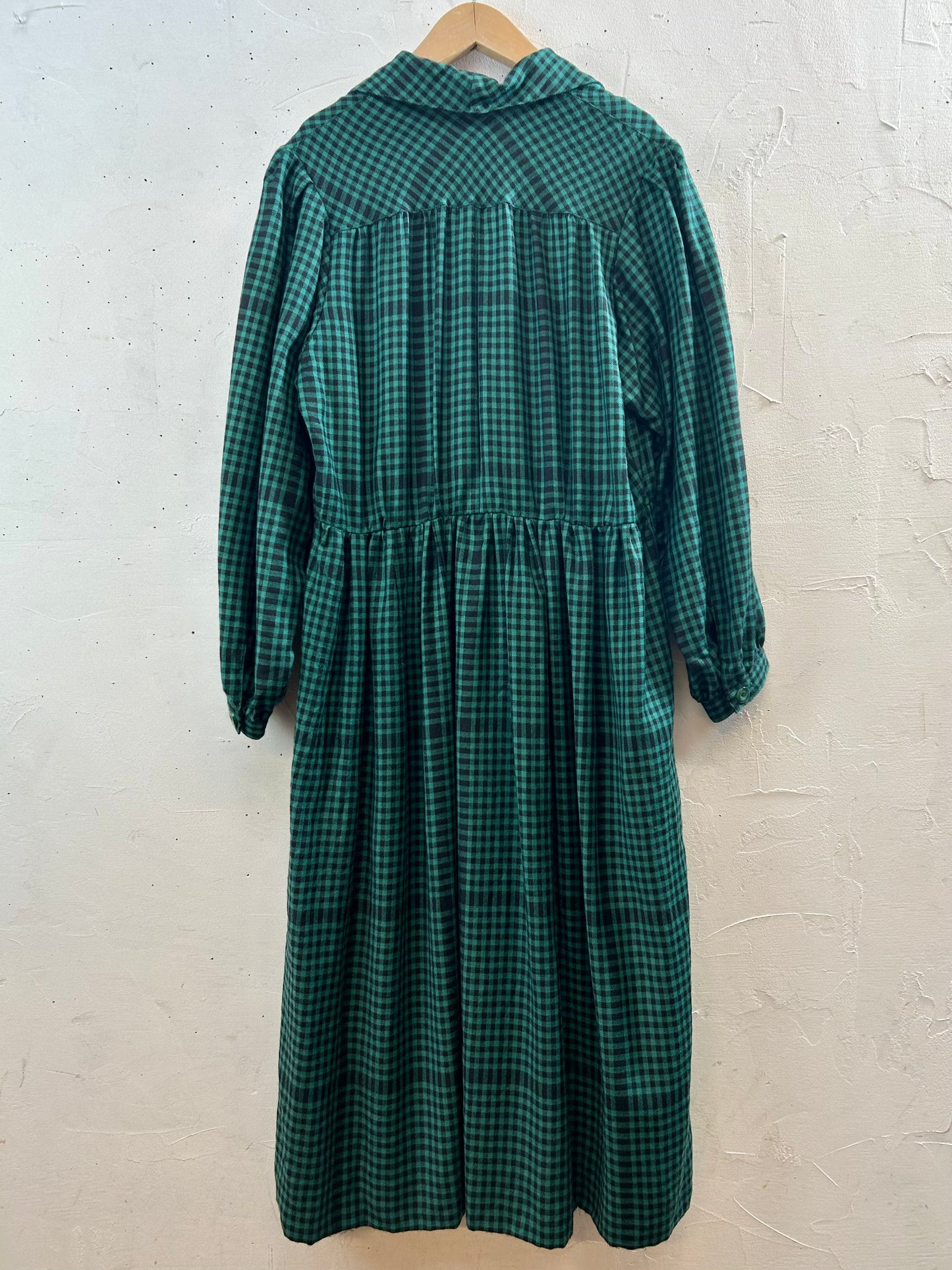 Vintage Plaid Dress [L29016]