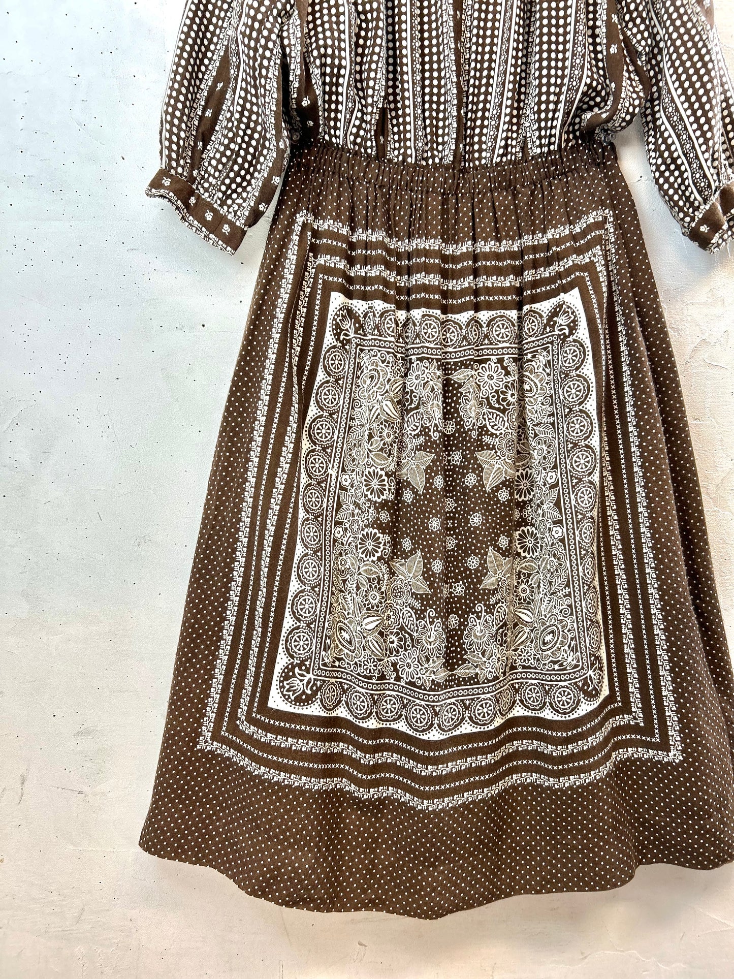 Vintage Flower Dress [D30092]