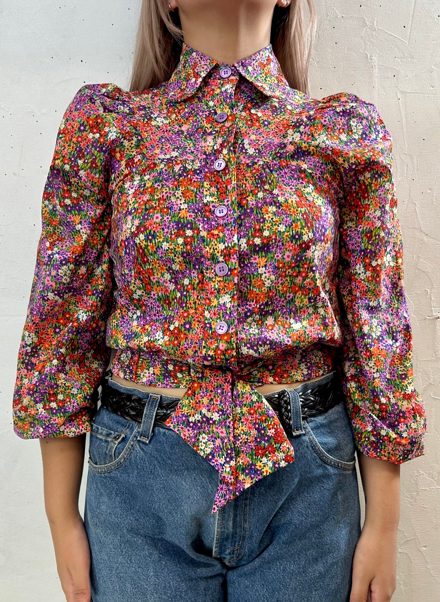 Vintage Flower Shirt  [H28160]