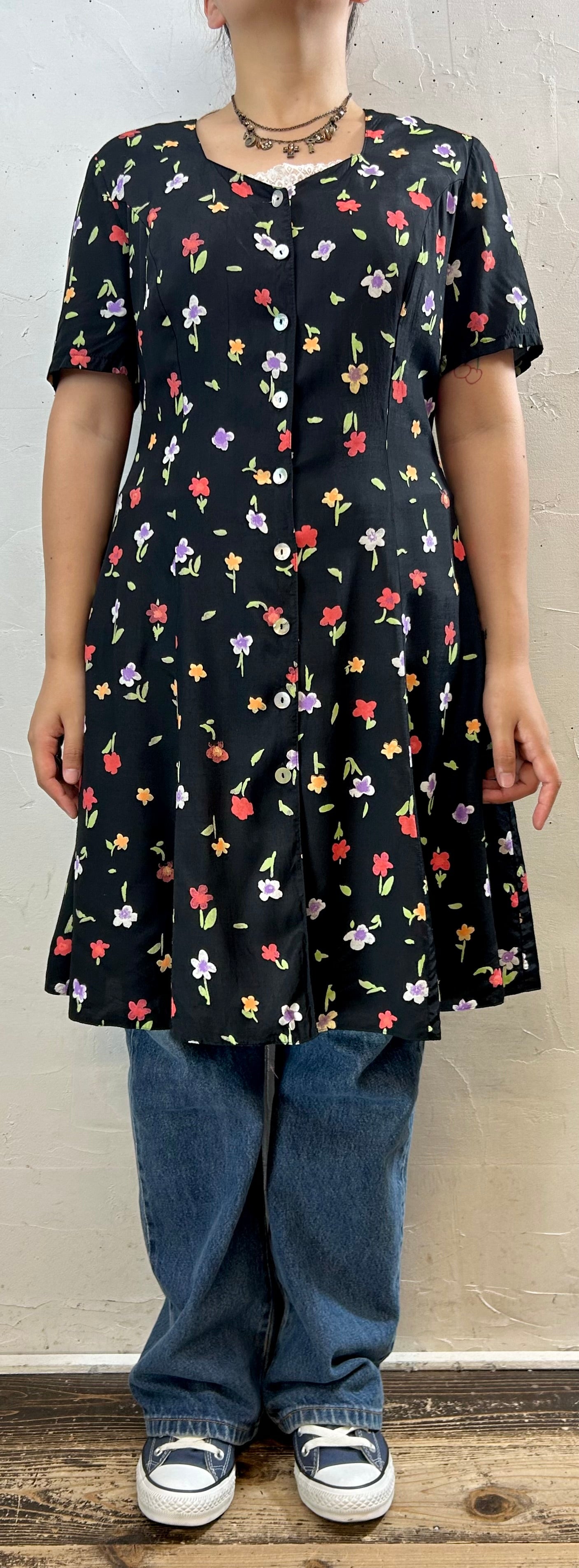 Vintage Viscose Dress [F27676]