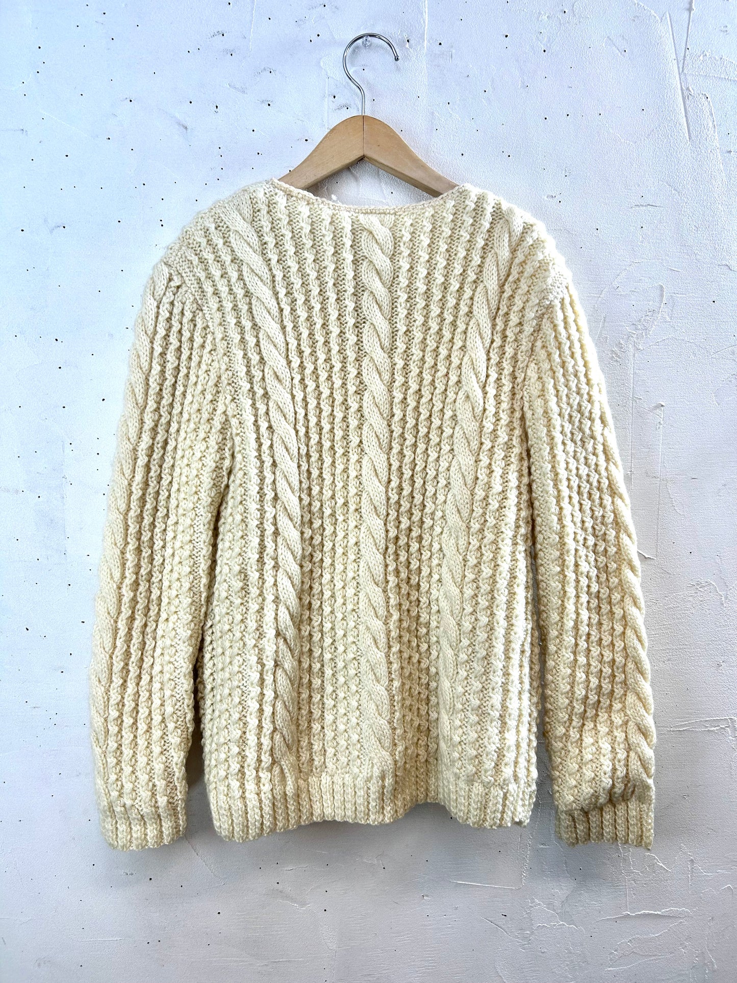 Vintage Aran Knit Cardigan [B29461]