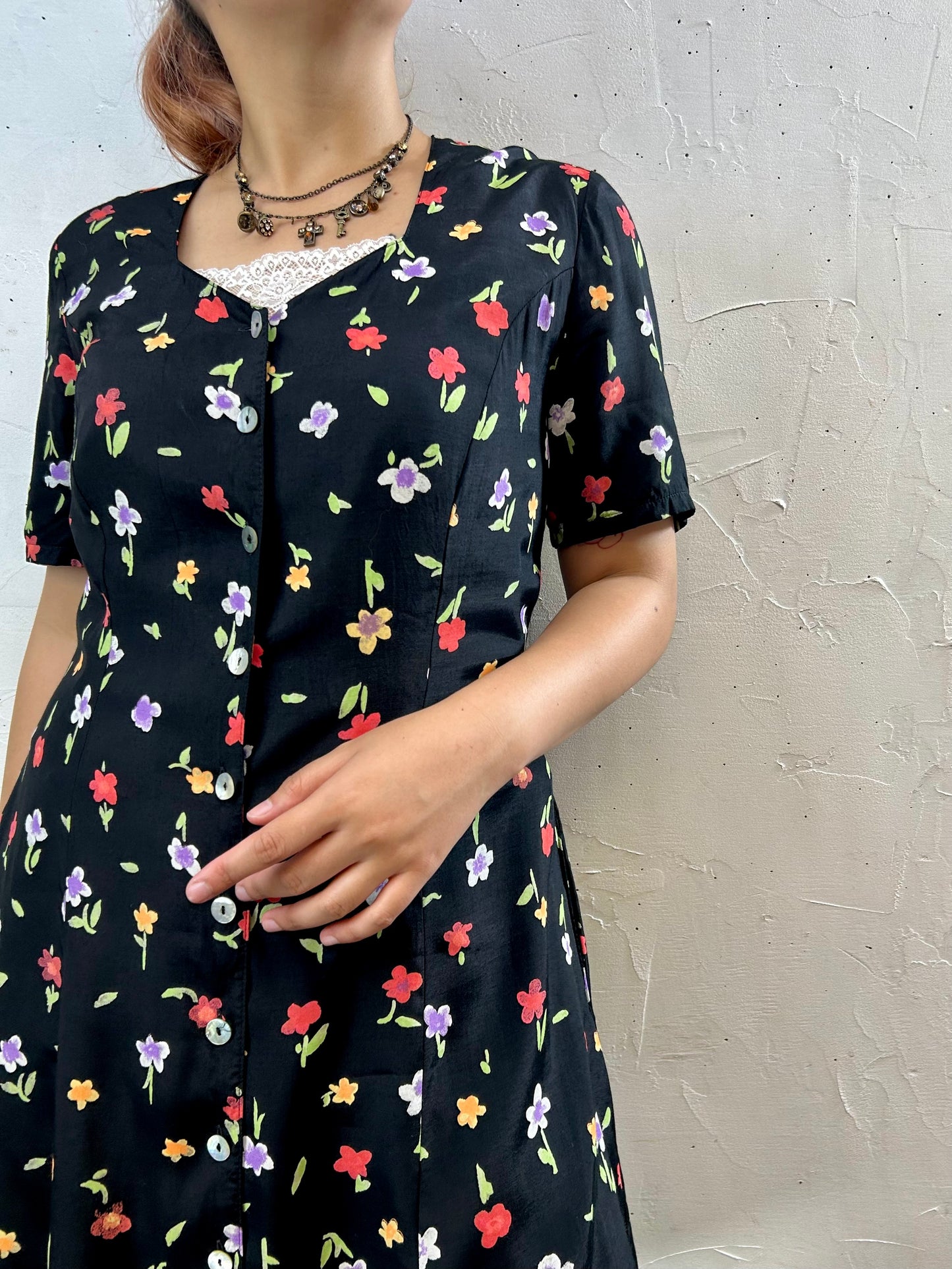 Vintage Viscose Dress [F27676]