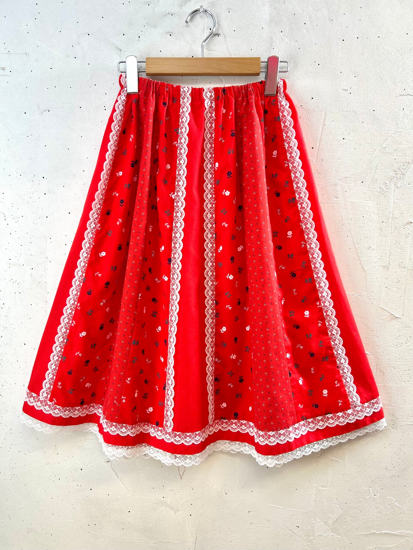 ’70s Patchwork Skirt 〜carefree fashions〜 [G30760]