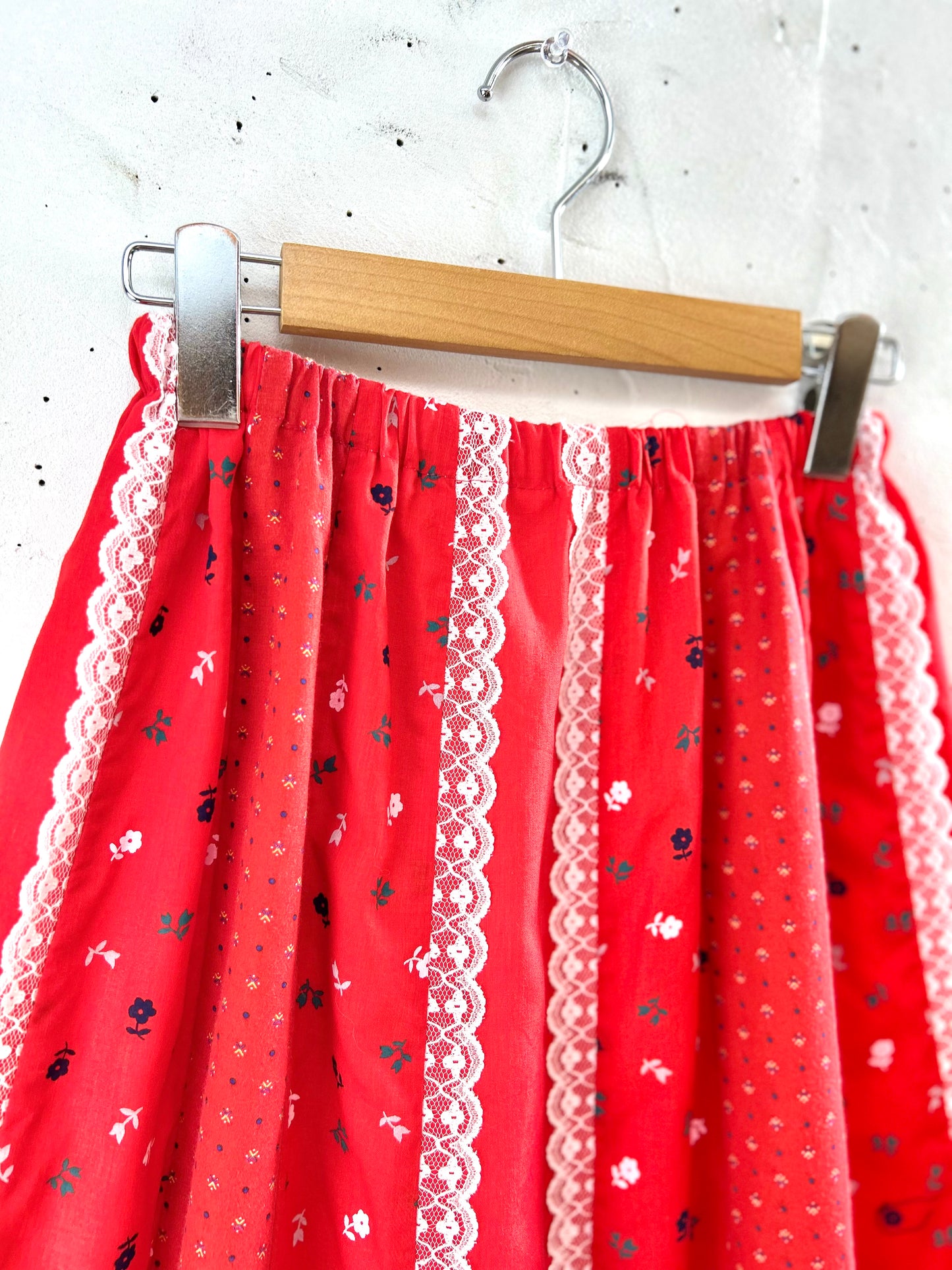 ’70s Patchwork Skirt 〜carefree fashions〜 [G30760]