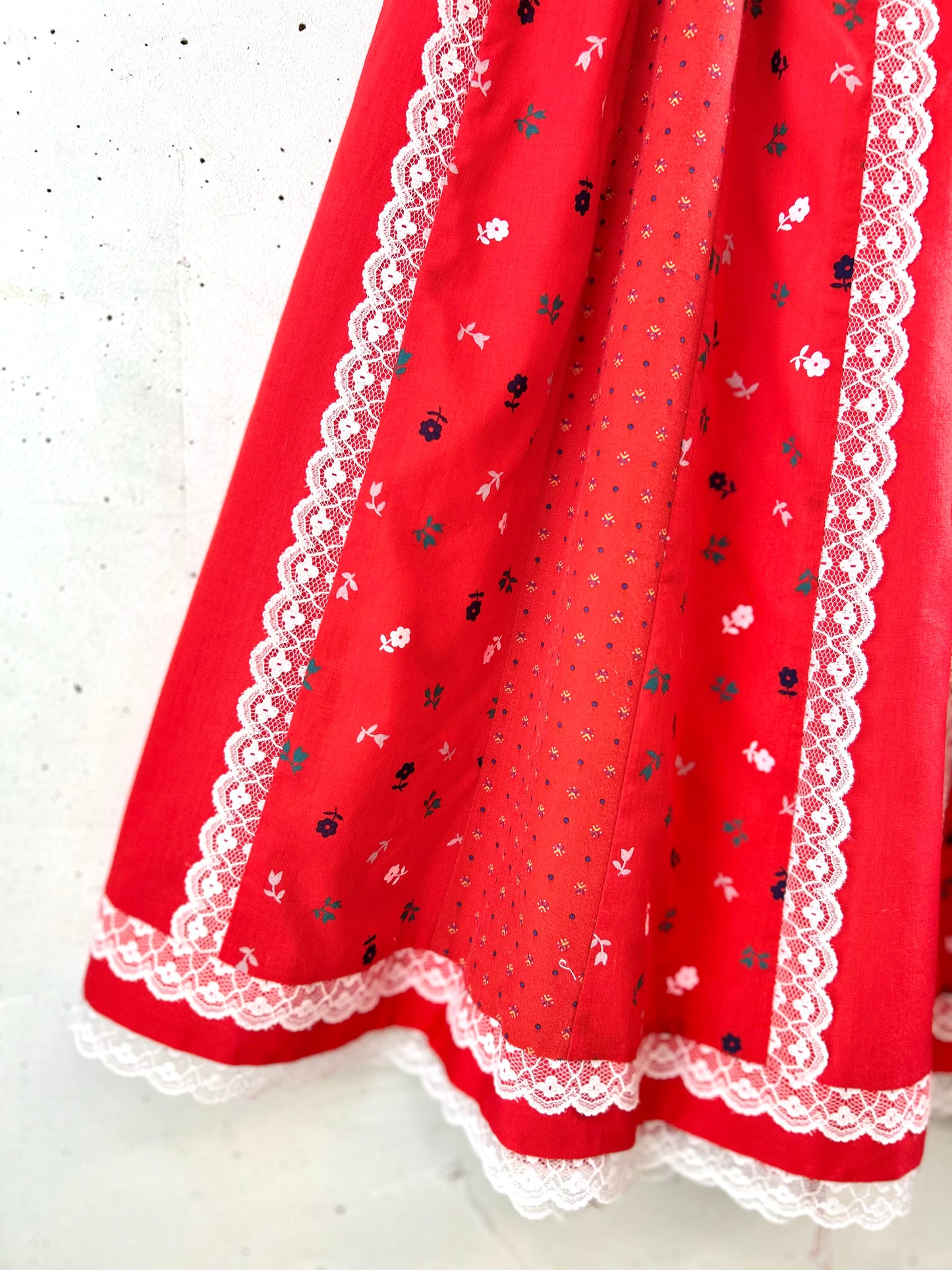 ’70s Patchwork Skirt 〜carefree fashions〜 [G30760]
