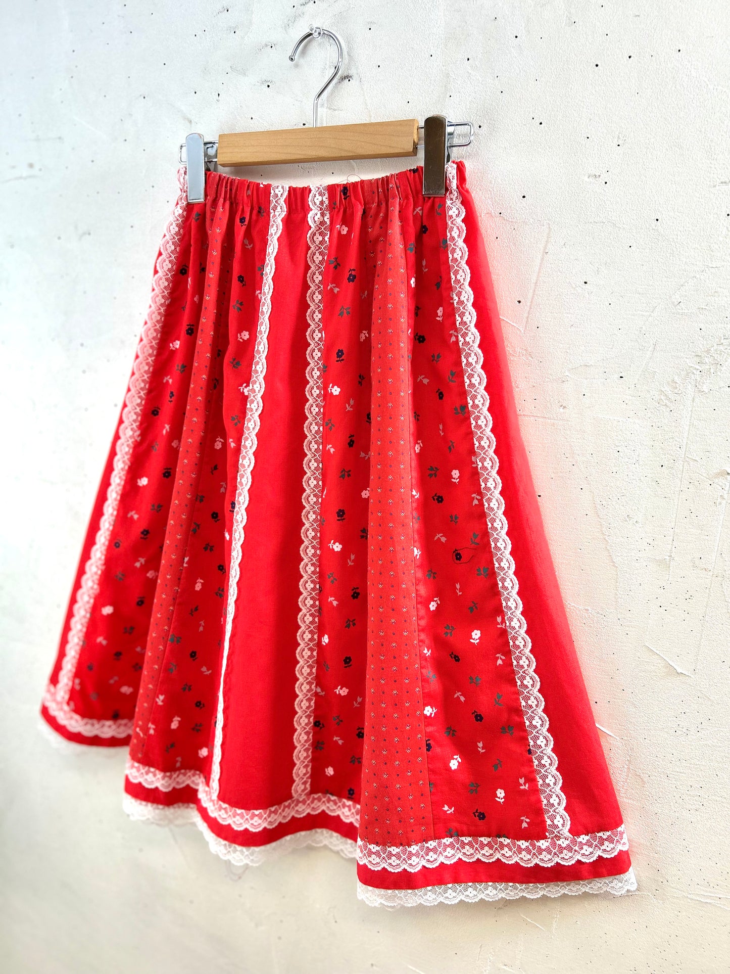’70s Patchwork Skirt 〜carefree fashions〜 [G30760]