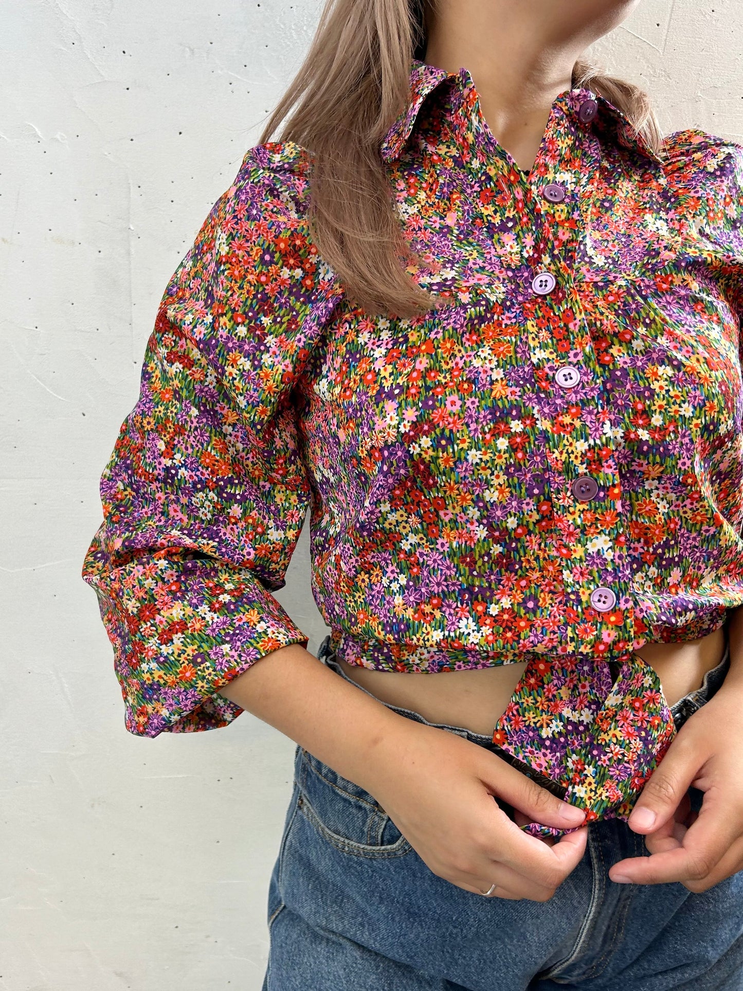 Vintage Flower Shirt  [H28160]