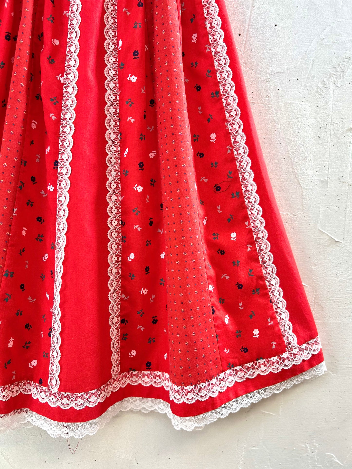 ’70s Patchwork Skirt 〜carefree fashions〜 [G30760]