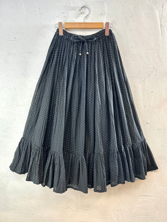 Vintage Tiered Skirt  [F30531]