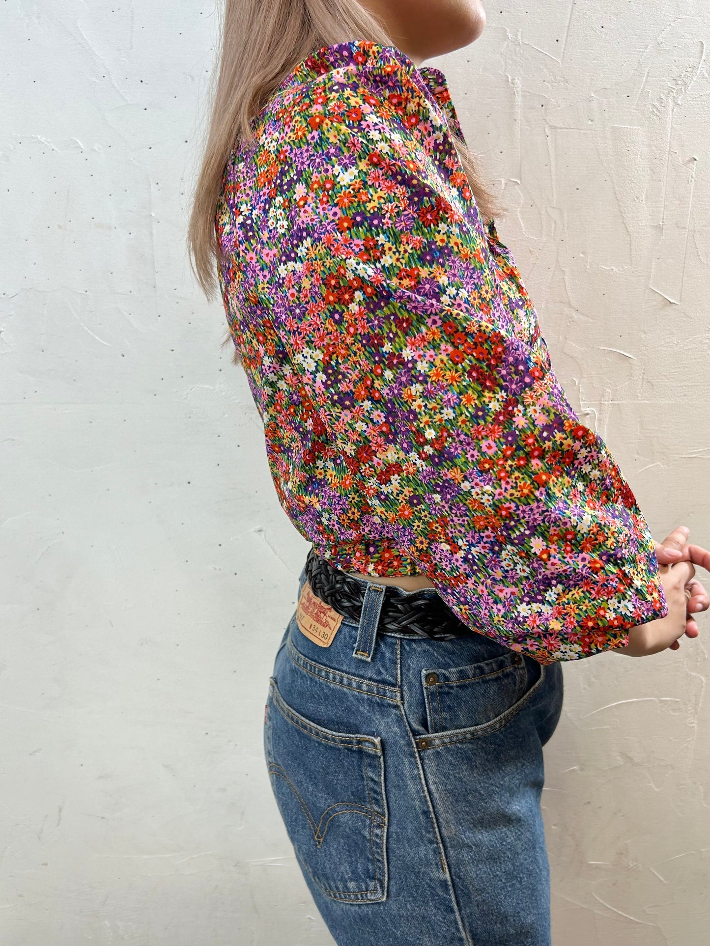 Vintage Flower Shirt  [H28160]