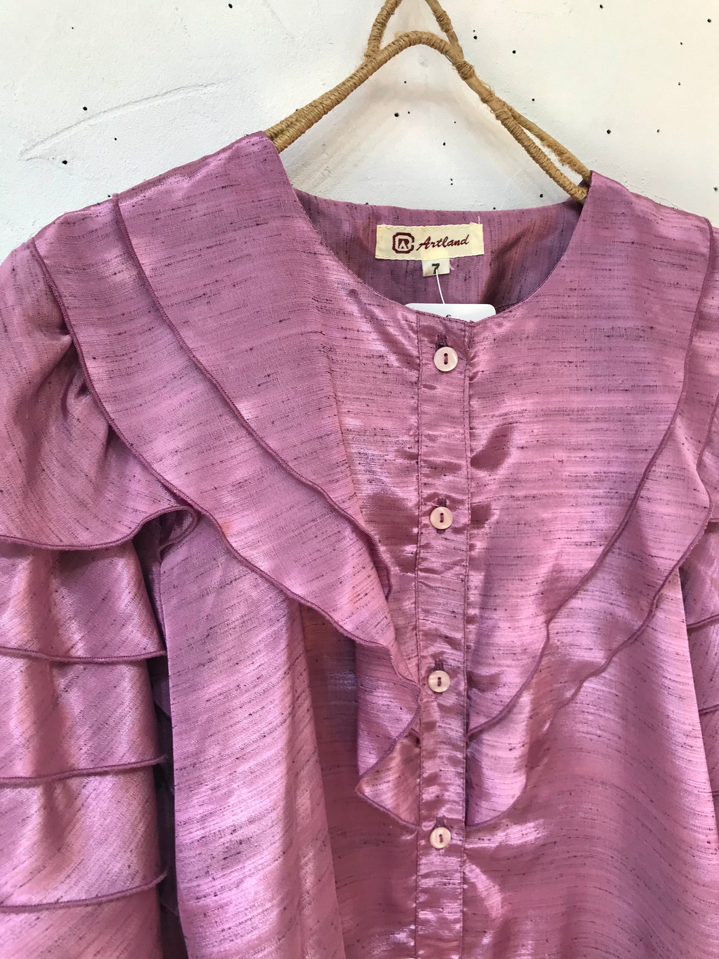 Vintage Big Collar Blouse [J25249]