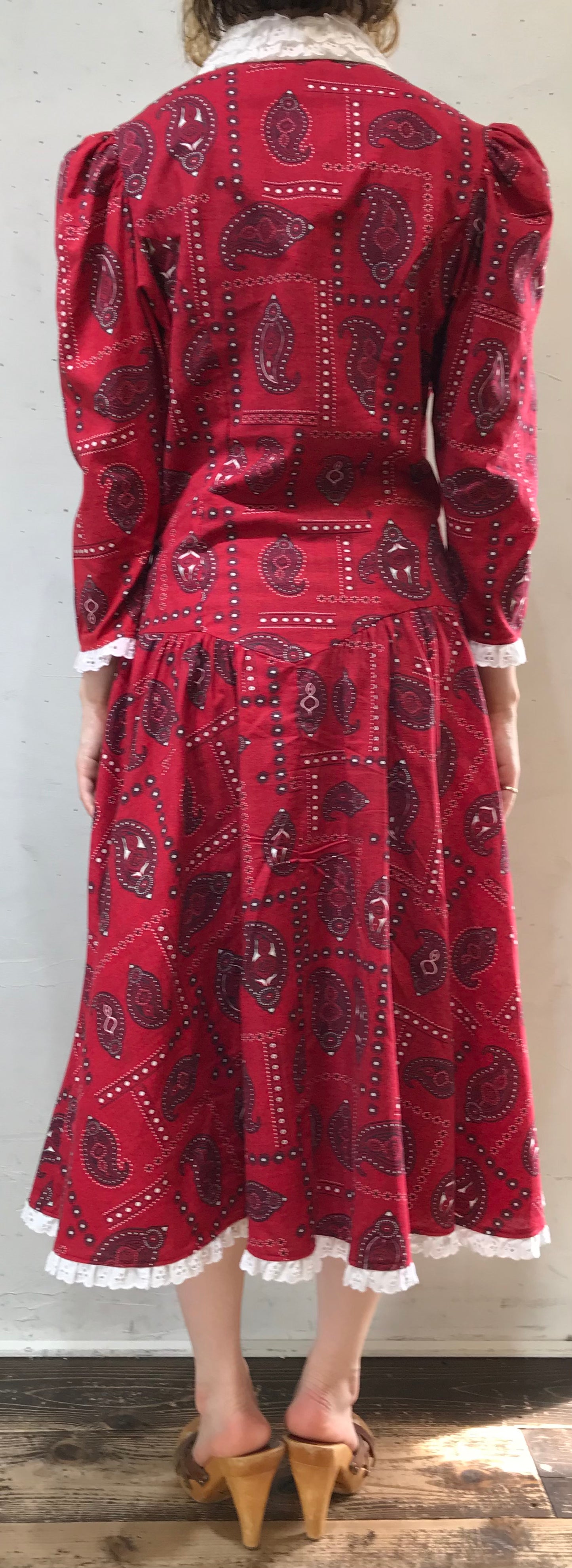 Vintage Paisley Dress "go vicki!" [A19272]