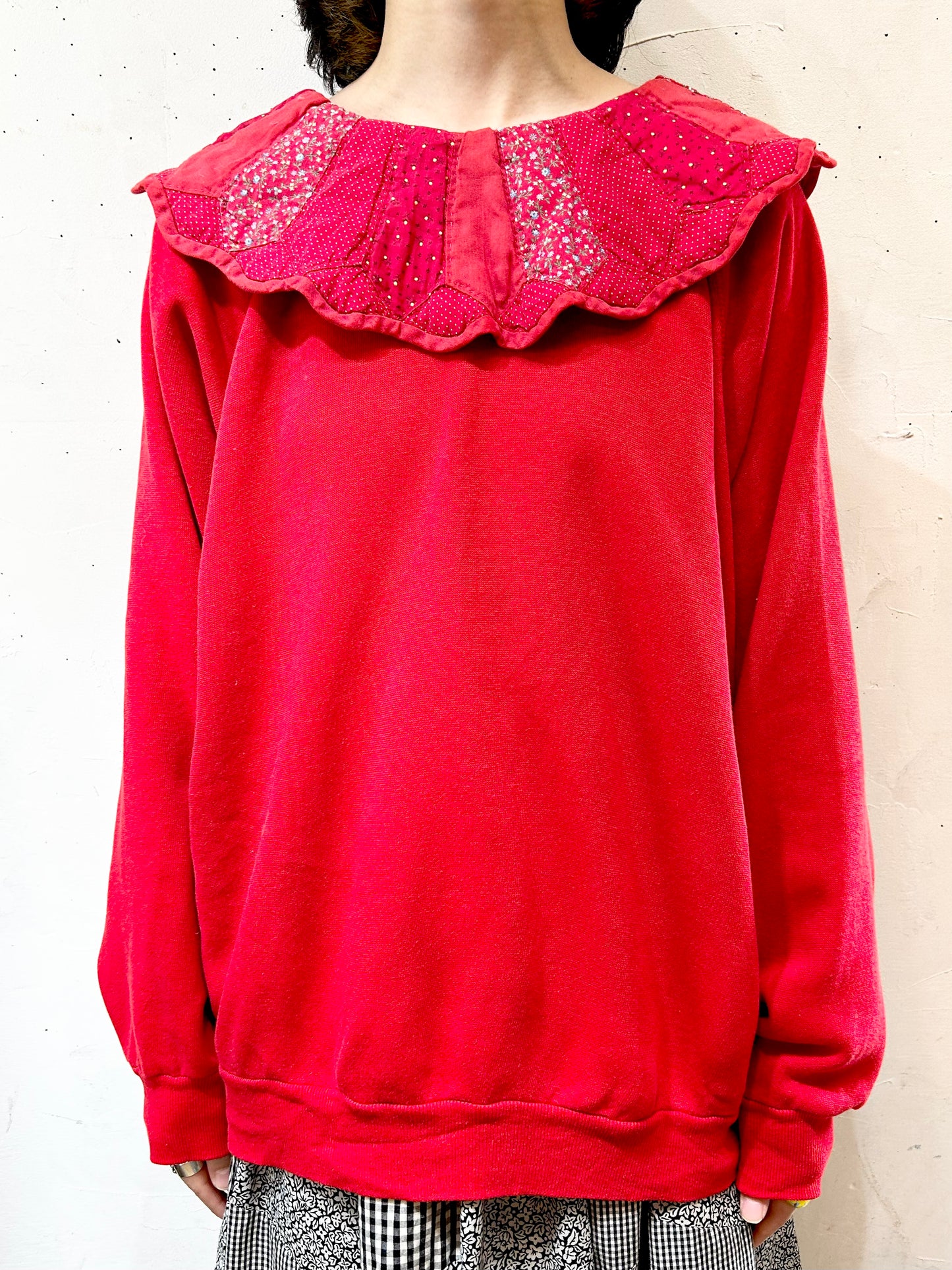 Vintage Big Collar Custom Sweat [J25219]