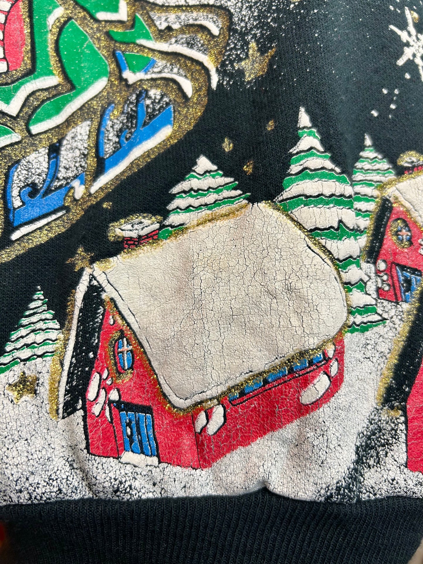 Vintage Xmas Sweat  MADE IN USA [L29023]