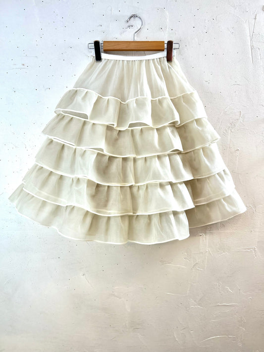 Vintage Tiered Skirt [F30532]