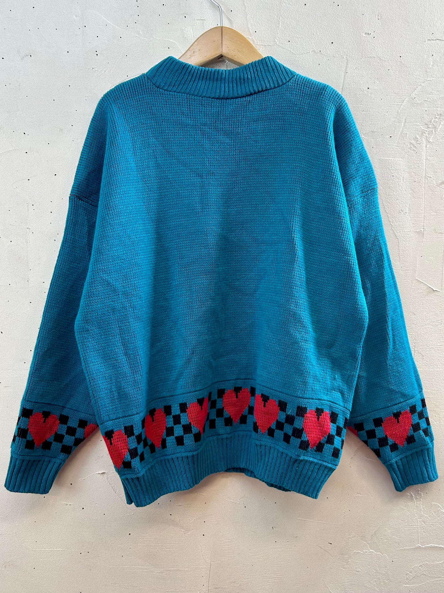 ’80s Vintage Fancy Knit Sweater［J28574]