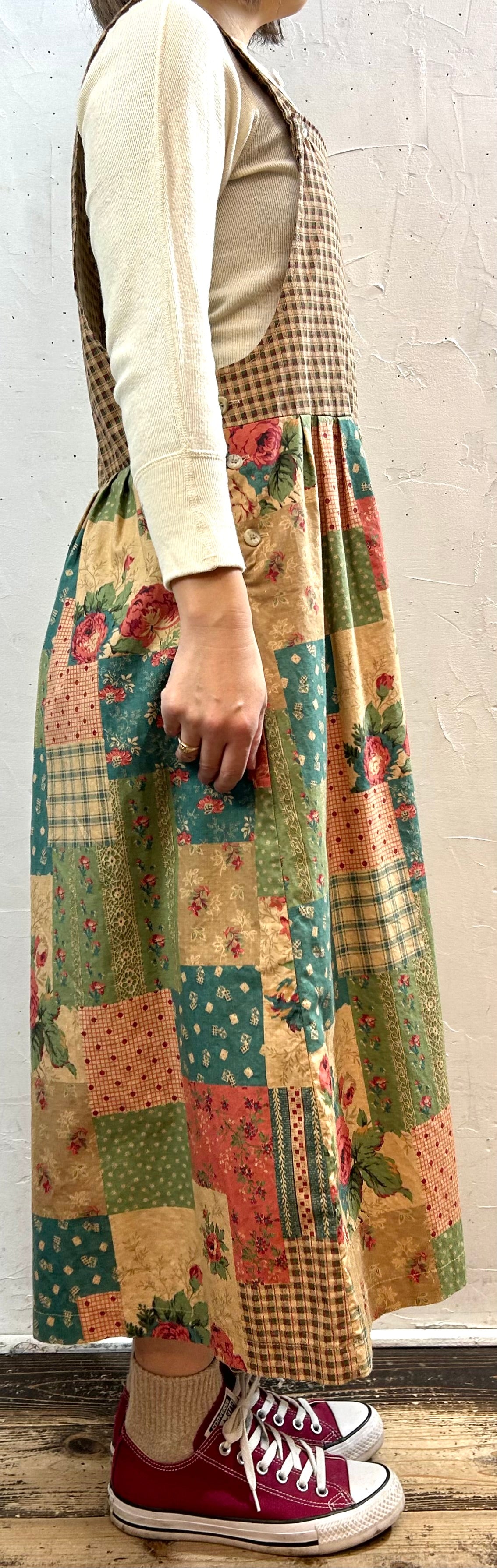 Vintage Over Dress MADE IN USA [L29031]