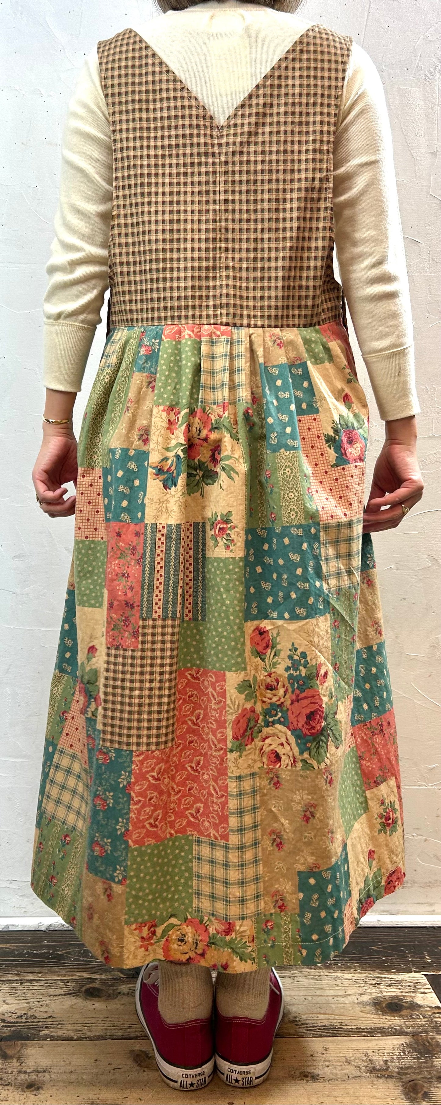 Vintage Over Dress MADE IN USA [L29031]