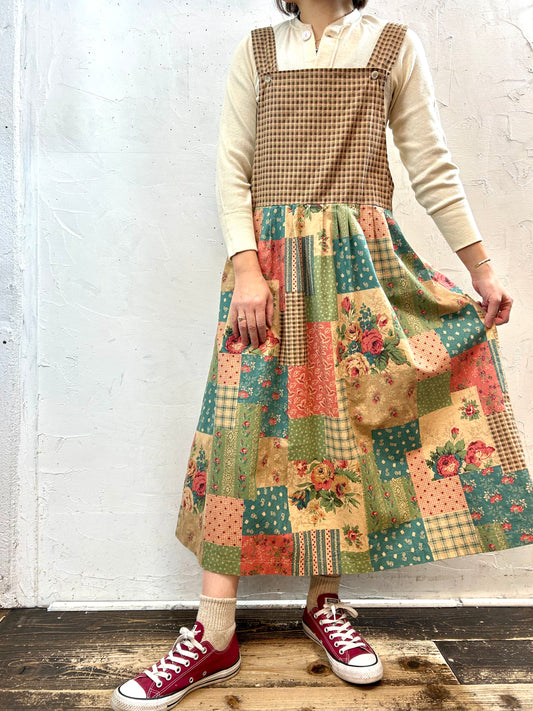 Vintage Over Dress MADE IN USA [L29031]
