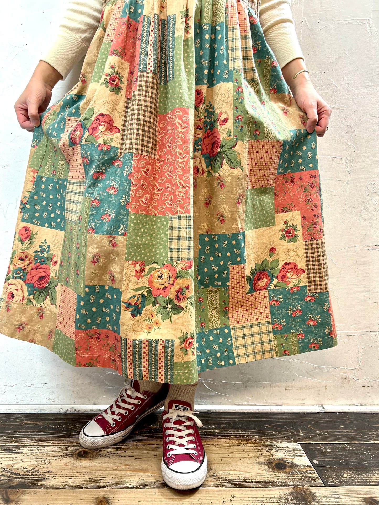 Vintage Over Dress MADE IN USA [L29031]