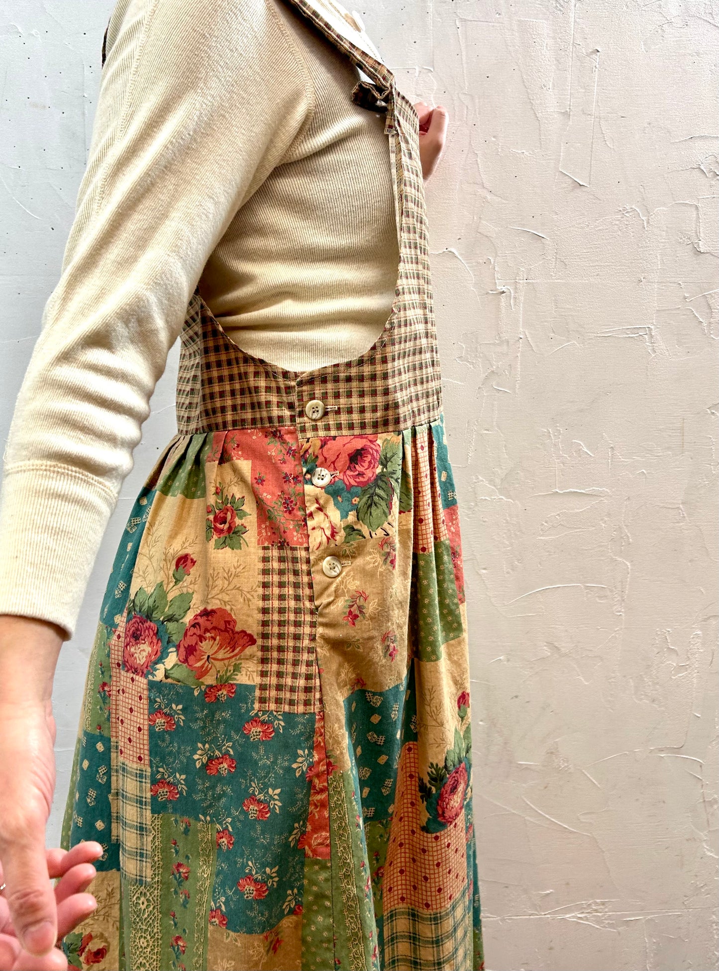 Vintage Over Dress MADE IN USA [L29031]