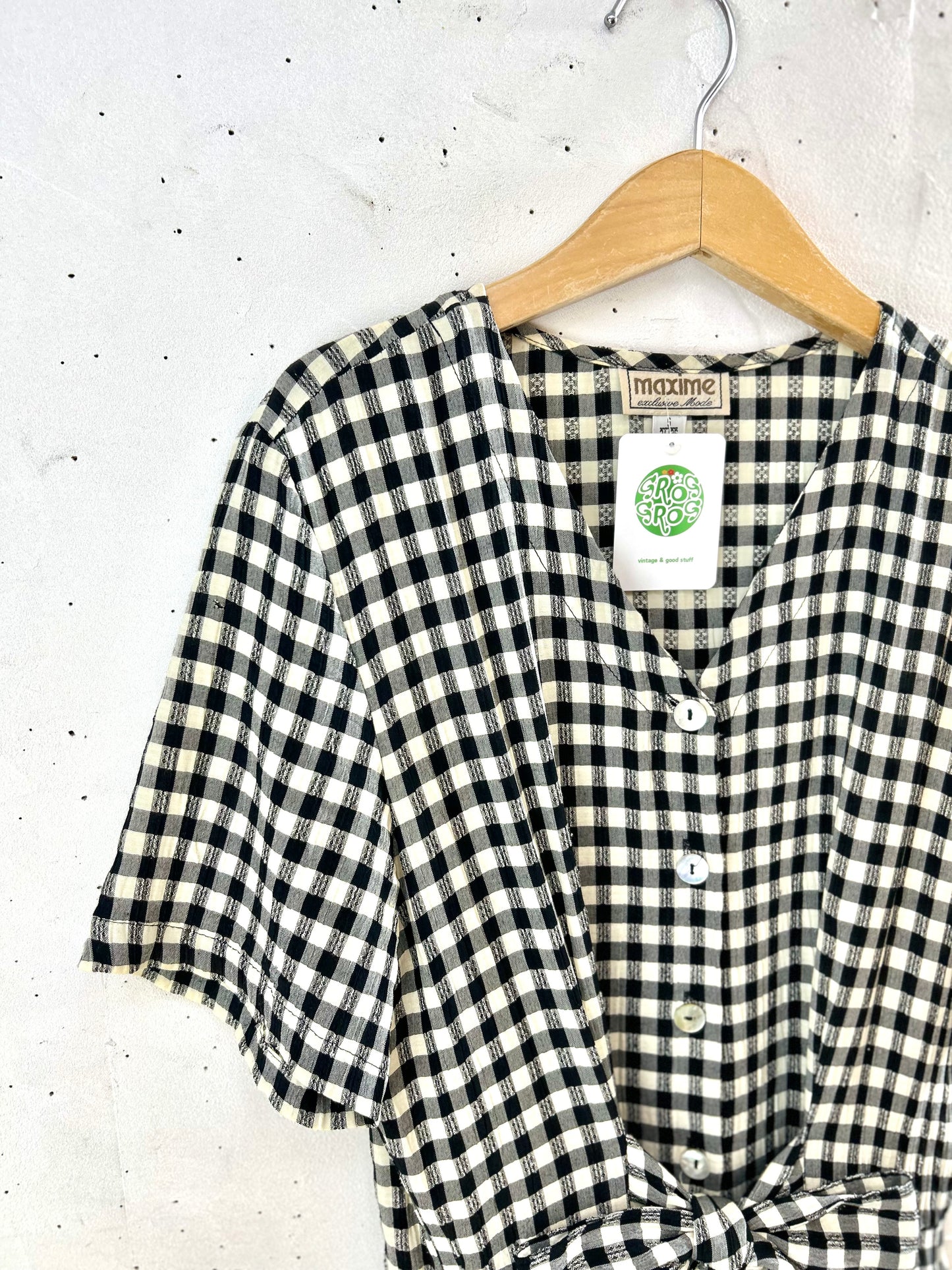 Vintage Plaid Dress [E30317]