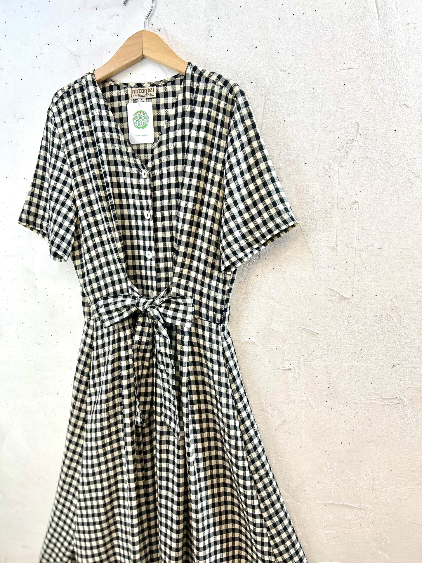 Vintage Plaid Dress [E30317]