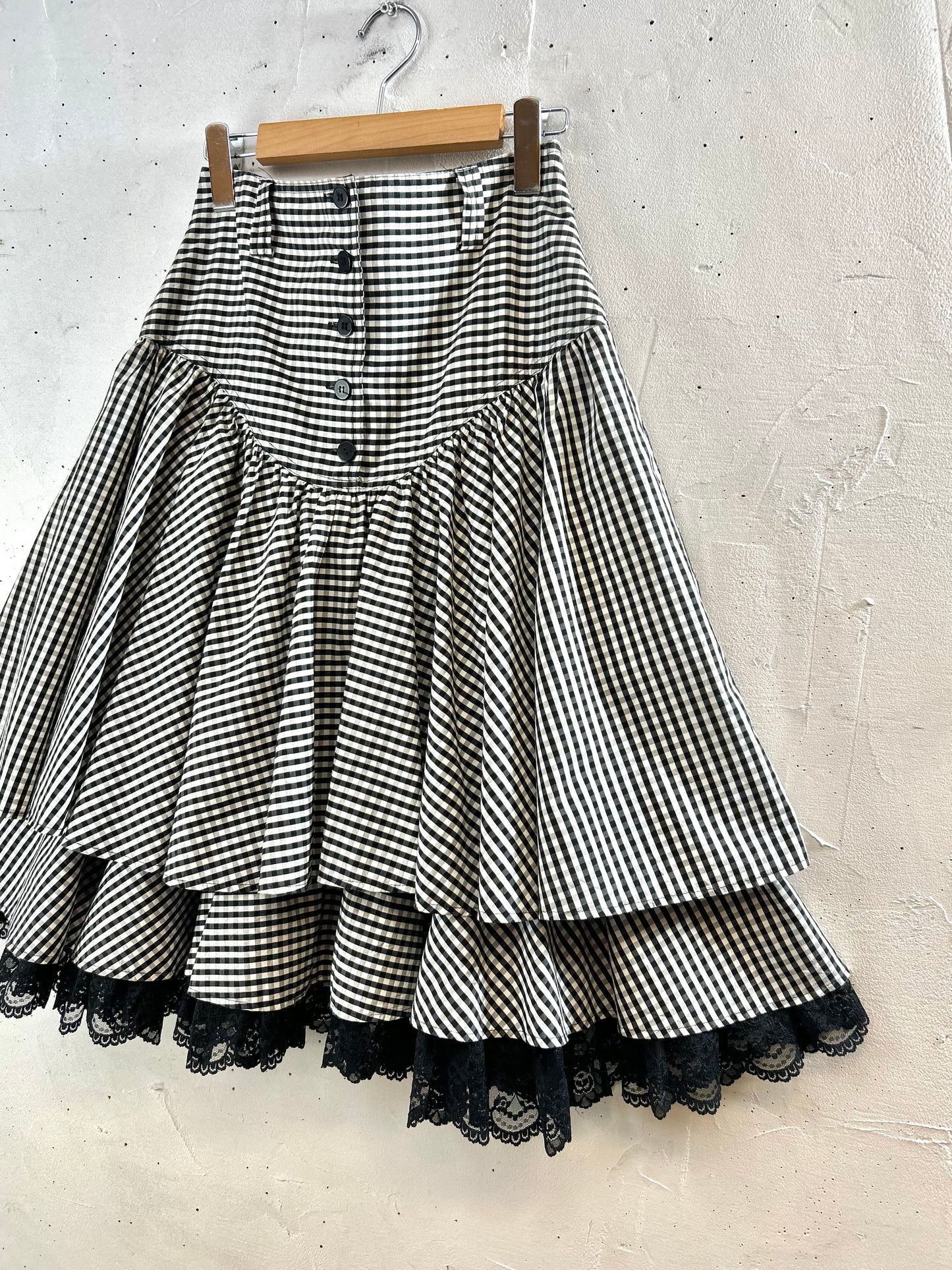 Vintage Tiered Skirt [F30528]