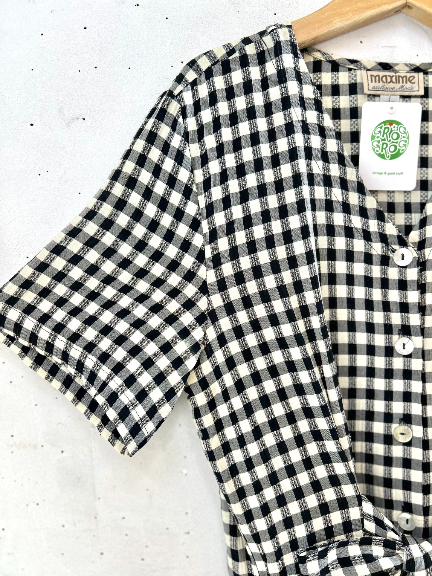 Vintage Plaid Dress [E30317]