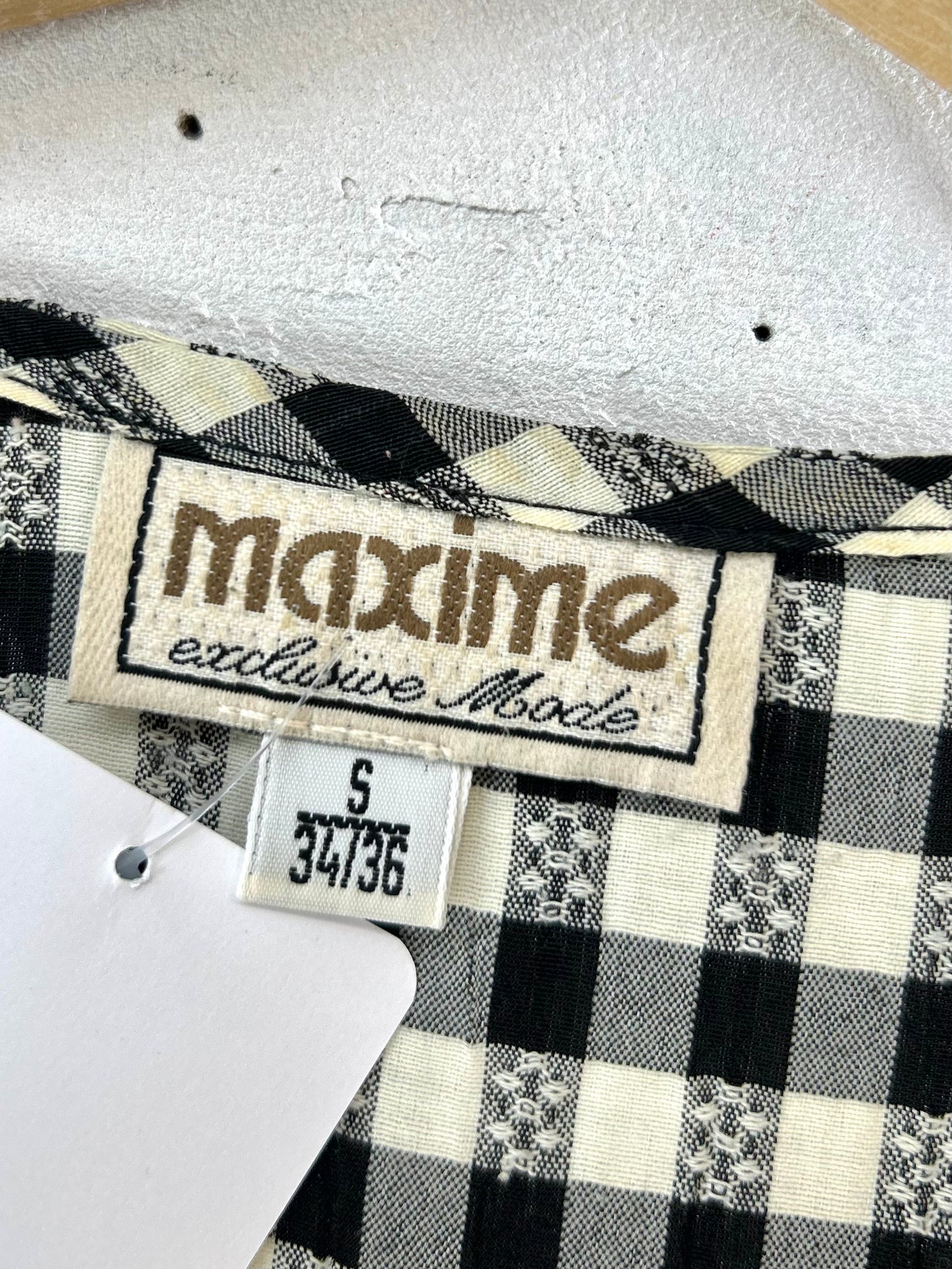 Vintage Plaid Dress [E30317]