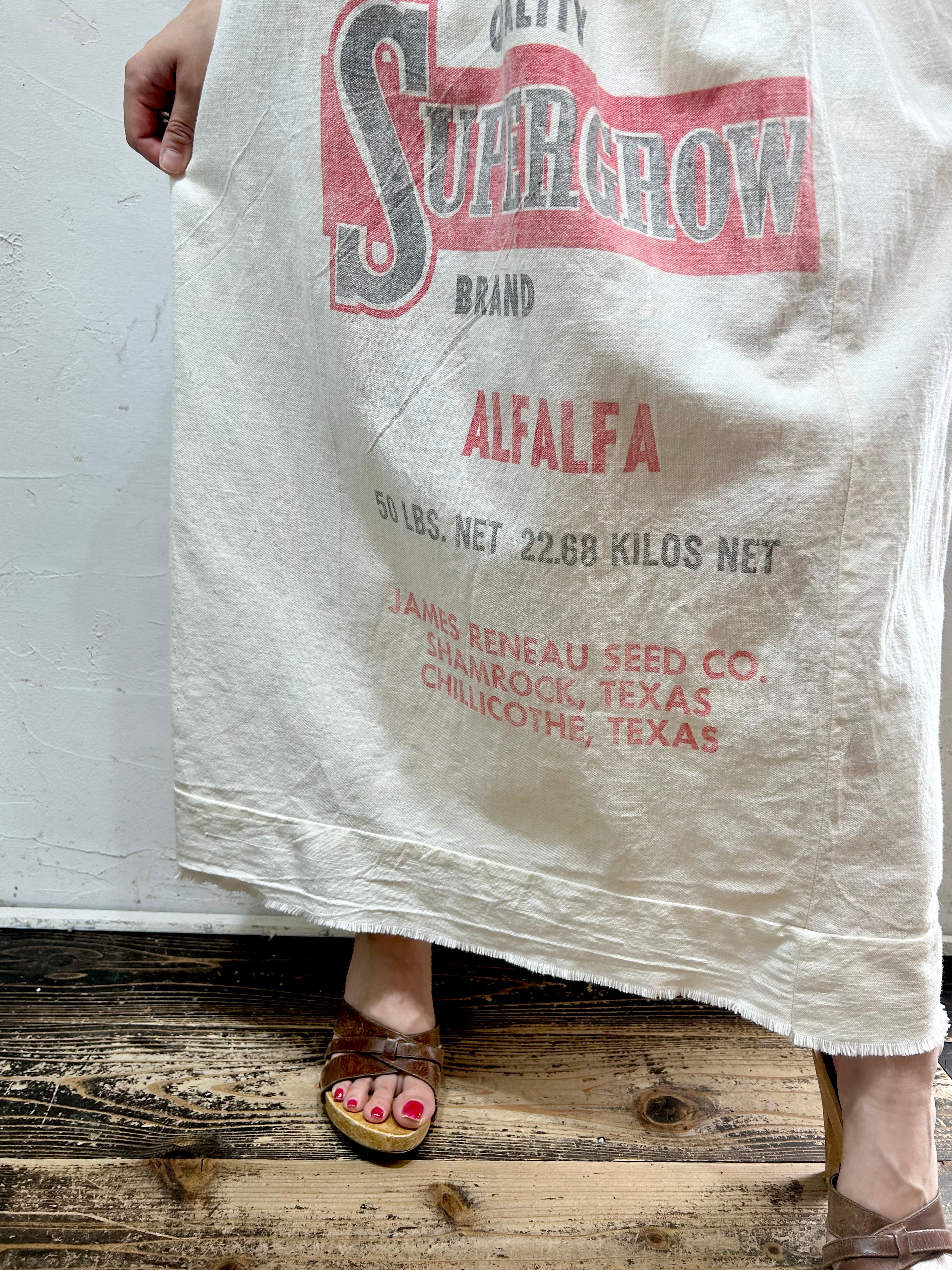 Vintage Feed Sack Skirt [H24755] – GROGGROG