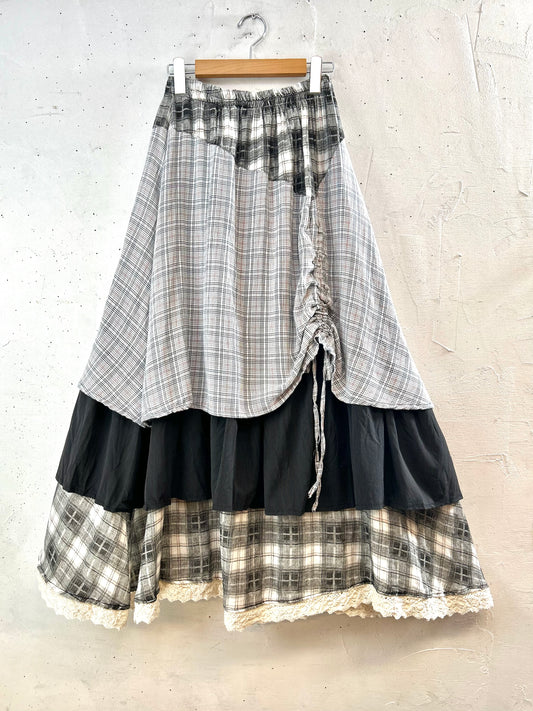 Vintage Tiered Skirt [F30529]