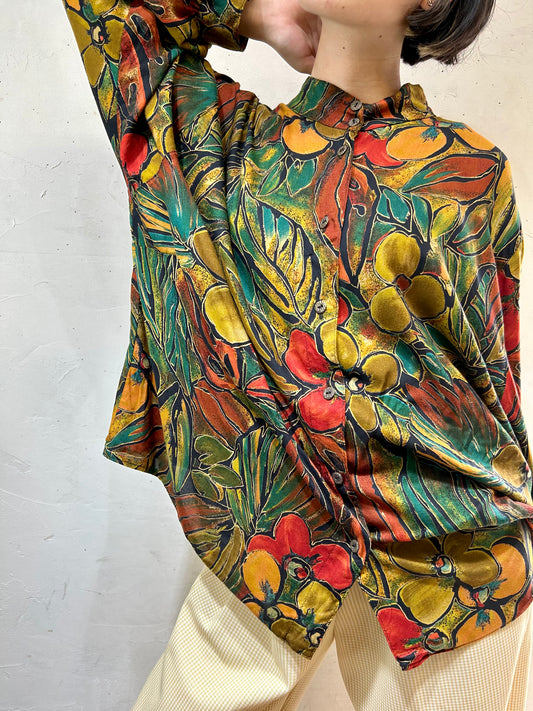 Vintage Flower Shirt [H24814]