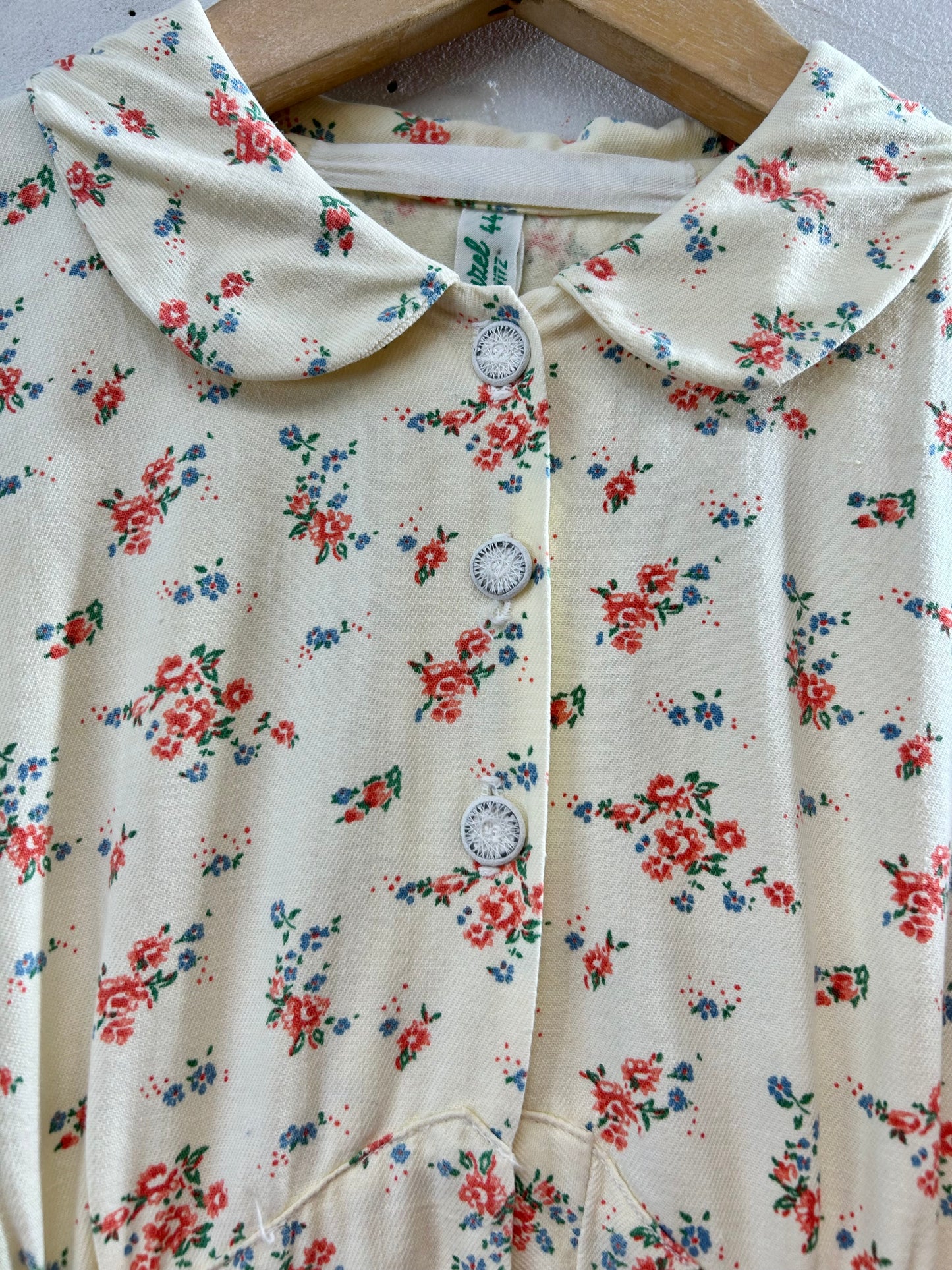 ’70s Flower Dress [J28578]