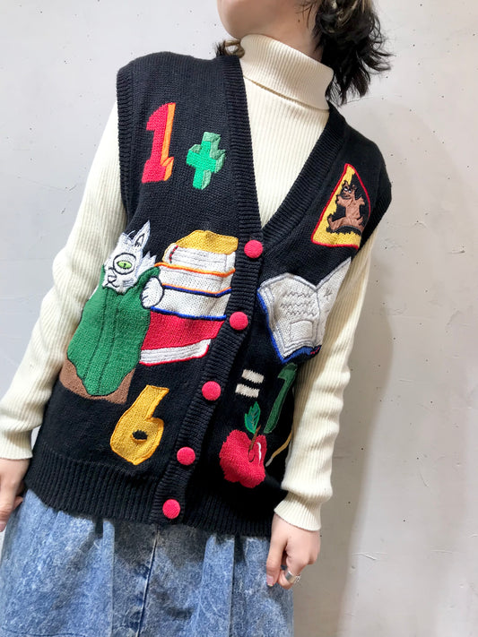 Vintage Knit Vest [L25864]